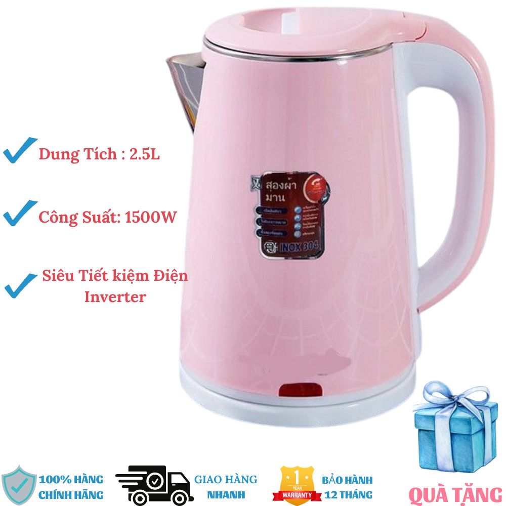 [Crown stores] warm Super Speed 2 layer jiplai Thailand 2.5L-speed boil ultra-fast with power 1500W-super power-saving mode with inverter
