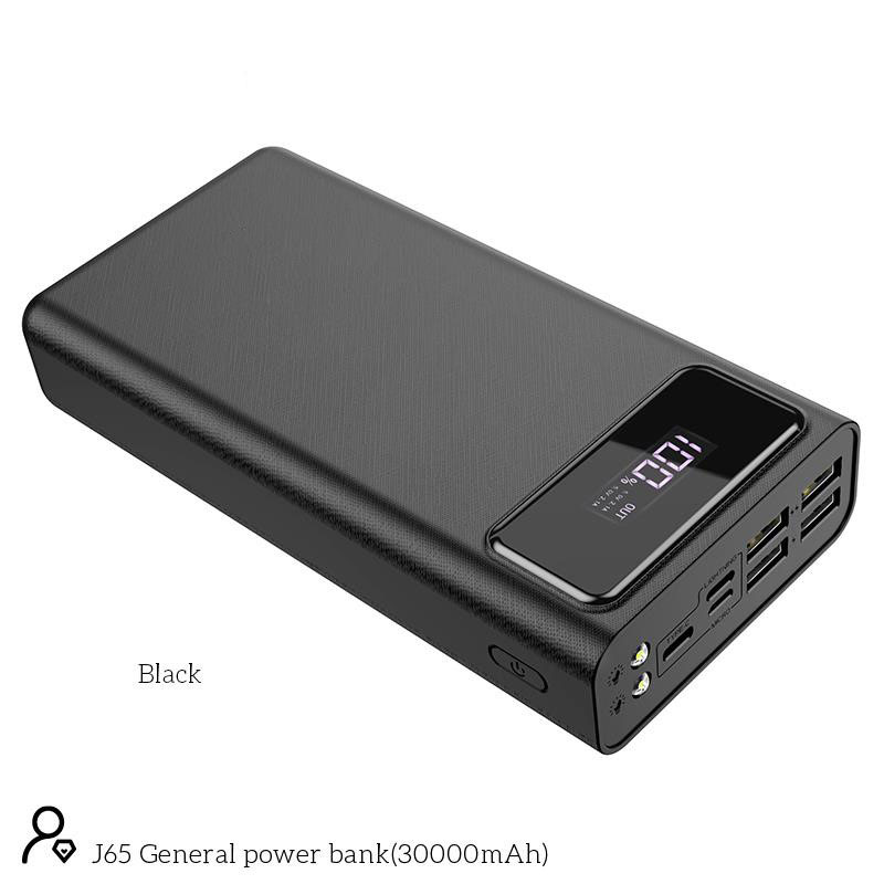 Sạc dự phòng 30000mah 40000mah 50000mah chính hãng  J65 dung lượng lớn tiện lợi sự dụng , 4 cổng sạc đầu vào, 3 cổng sạc đầu ra, hỗ trợ sạc nhanh, ngân hàng dự trữ năng lượng lớn màn hình LED hiển thị sắc nét