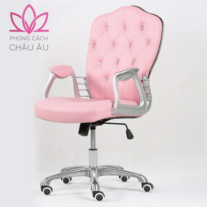 Ghế Da Văn Phòng Xoay Đẹp, Ghế Làm Việc Châu Âu, Sang Trọng - Bền Vững - Ấn Tượng, Ghế Phòng Ngủ Trang Điểm Cao Cấp, Ghế Giám Đốc Nữ