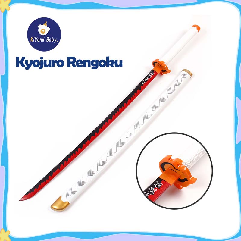 104CM 41inch Đạo cụ Cosplay Mô hình kiếm quà tặng cho bé Tanjiro Zenitsu rengoku