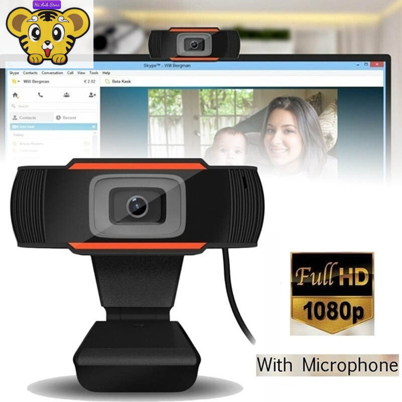 (XẢ KHO) Elecity Webcam Mini Tích Hợp Mic Camera Web Camera HD 1080P Camera Mạng Video Kỹ Thuật Số Có Hình Ảnh CMOS Cho Máy Tính Máy Tính Để Bàn Máy Tính Xách Tay Di Động