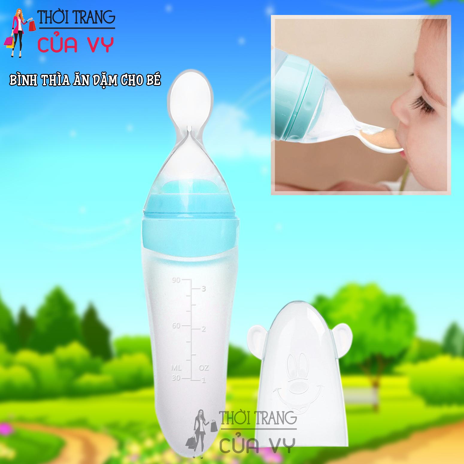 Bình thìa ăn dặm cho bé