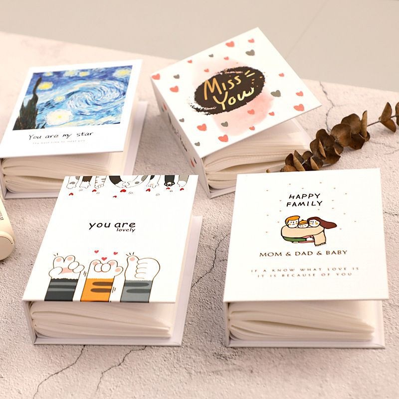 Album ảnh 6x9 chứa 200 ảnh bìa giấy cứng Nhiều mẫu mới Siêu xinh