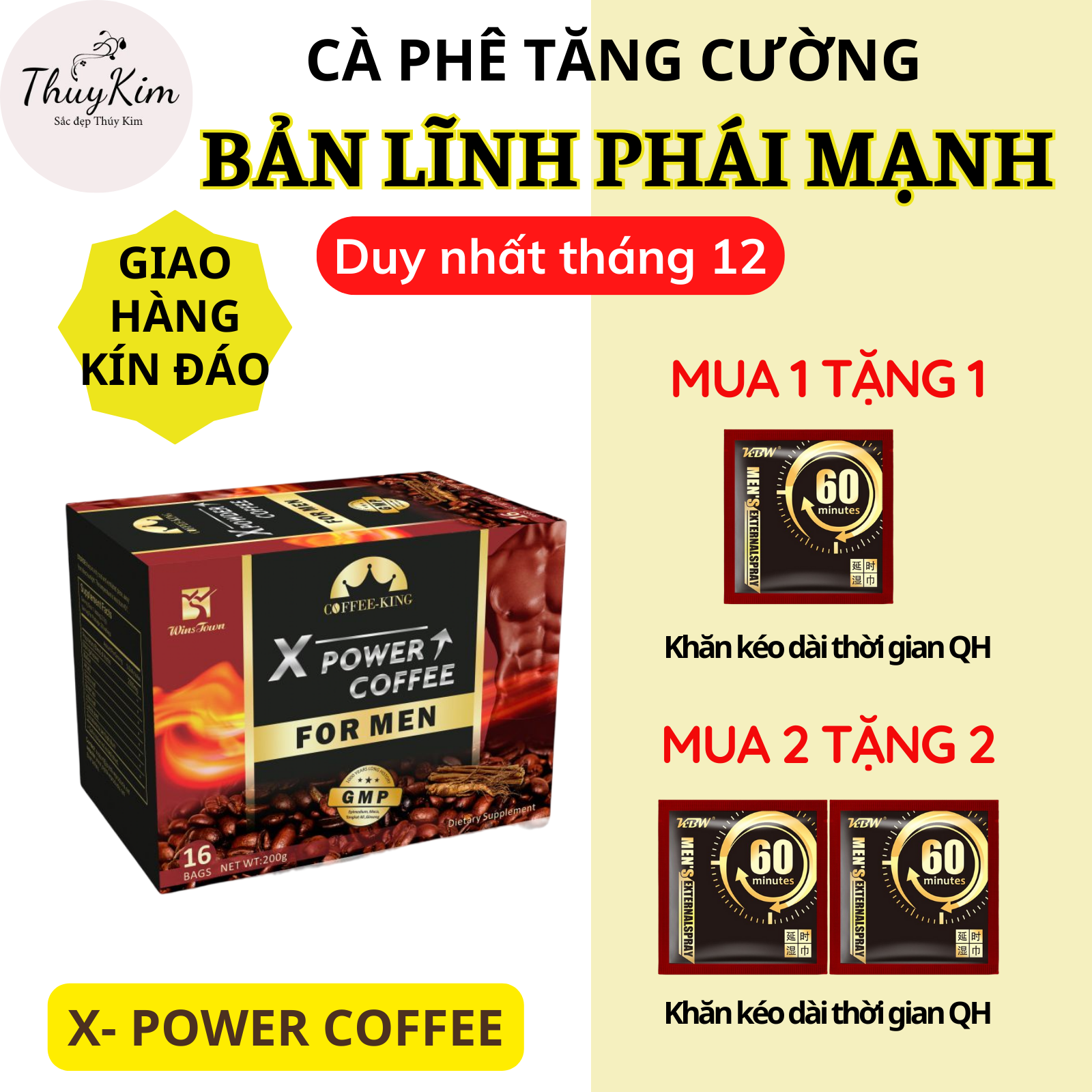 Cà phê tăng cường sinh lý phái mạnh x power tăng cường sinh lý cực mạnh cực chất dành cho quý ông