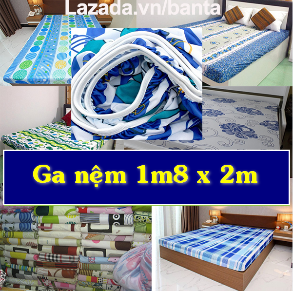 Ga nệm 1m8 x 2m (Giao mẫu ngẫu nhiên)