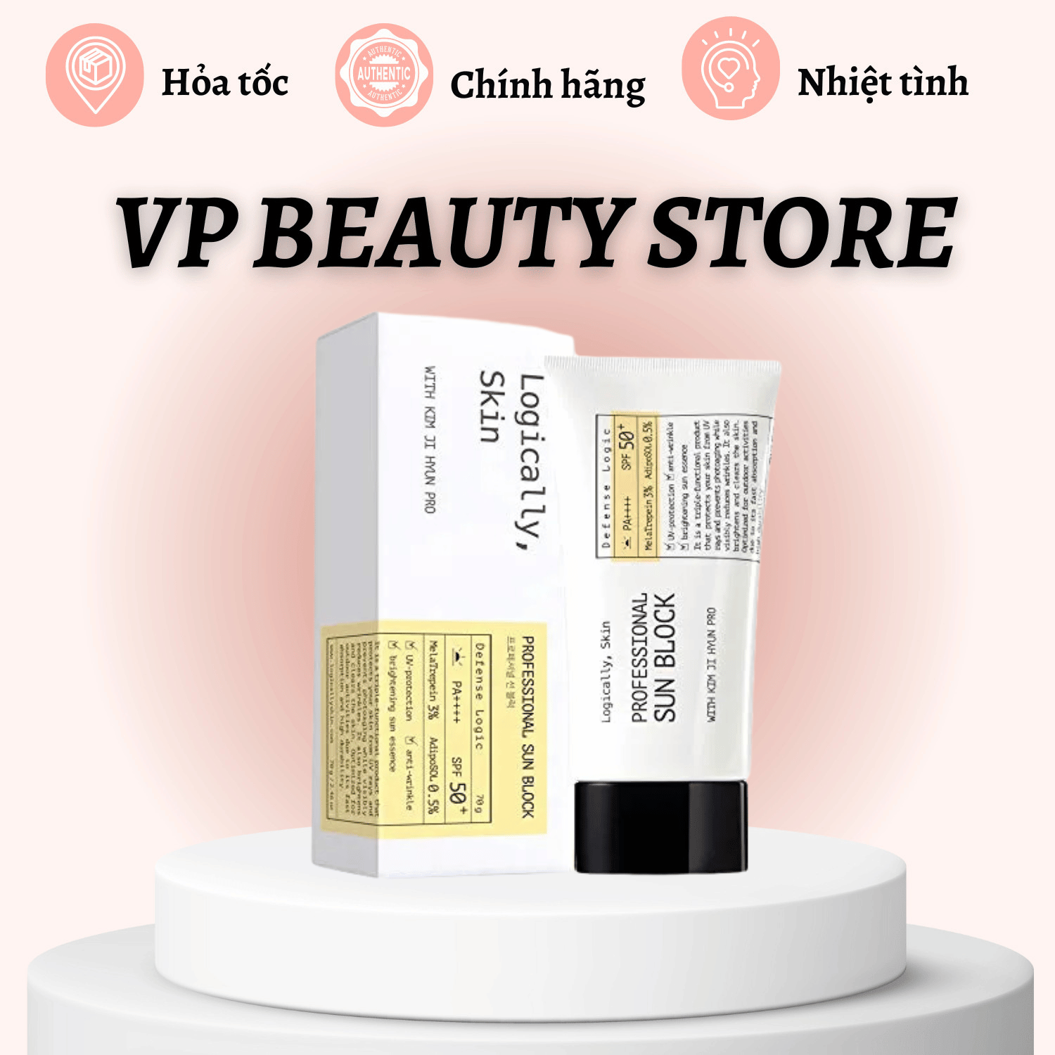Kem Chống Nắng Nội Địa Hàn Logically Skin Professional Sun Block - 70g