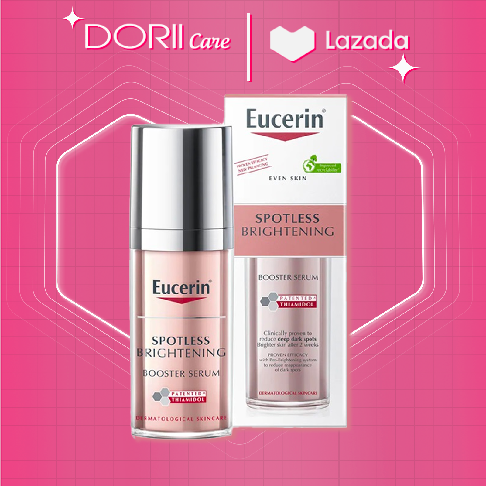 Eucerin Tinh chất giảm thâm nám và dưỡng trắng da  Spotless Brightening Booster Serum 30ml