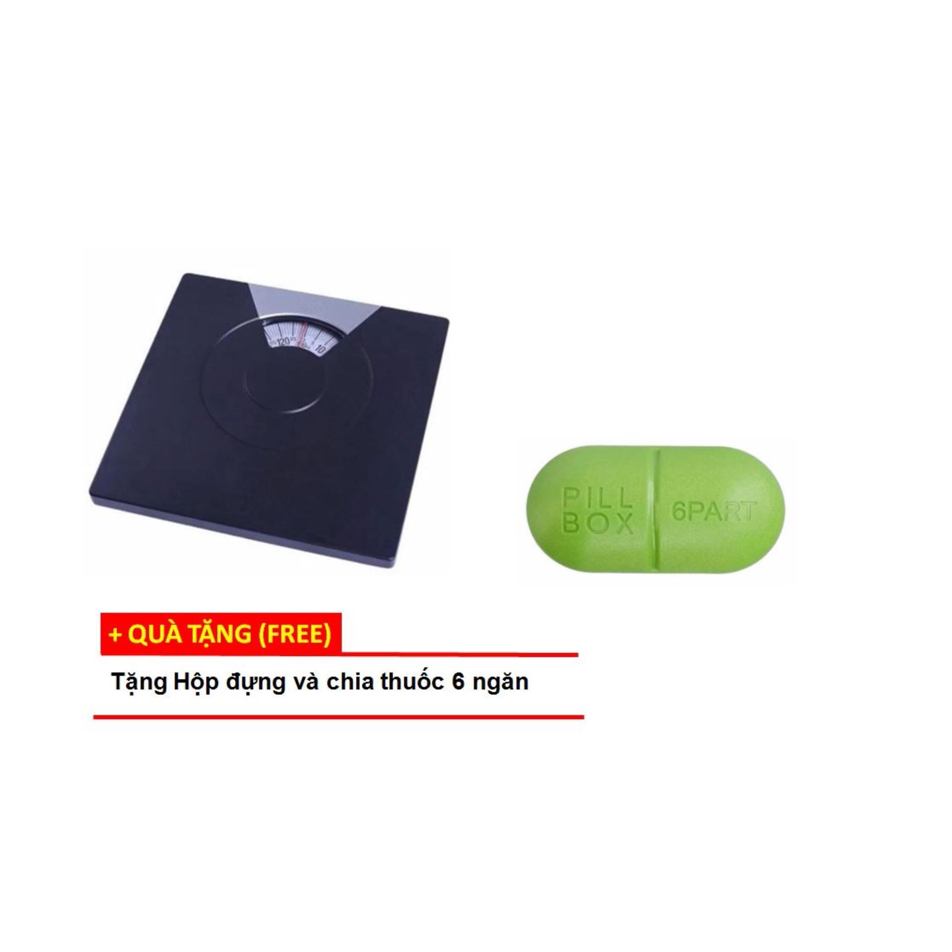 Cân sức khỏe cơ học chất lượng cao cấp hãng TANITA HA880 + Tặng Hộp đựng và chia thuốc 6 ngăn màu ngẫu nhiên