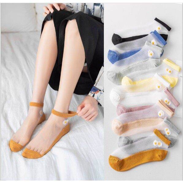 Tất Vớ Nữ Cổ Ngắn, Tất Gấu Broun, Tất Hoa Cúc Giá Rẻ - Shop CEC 5