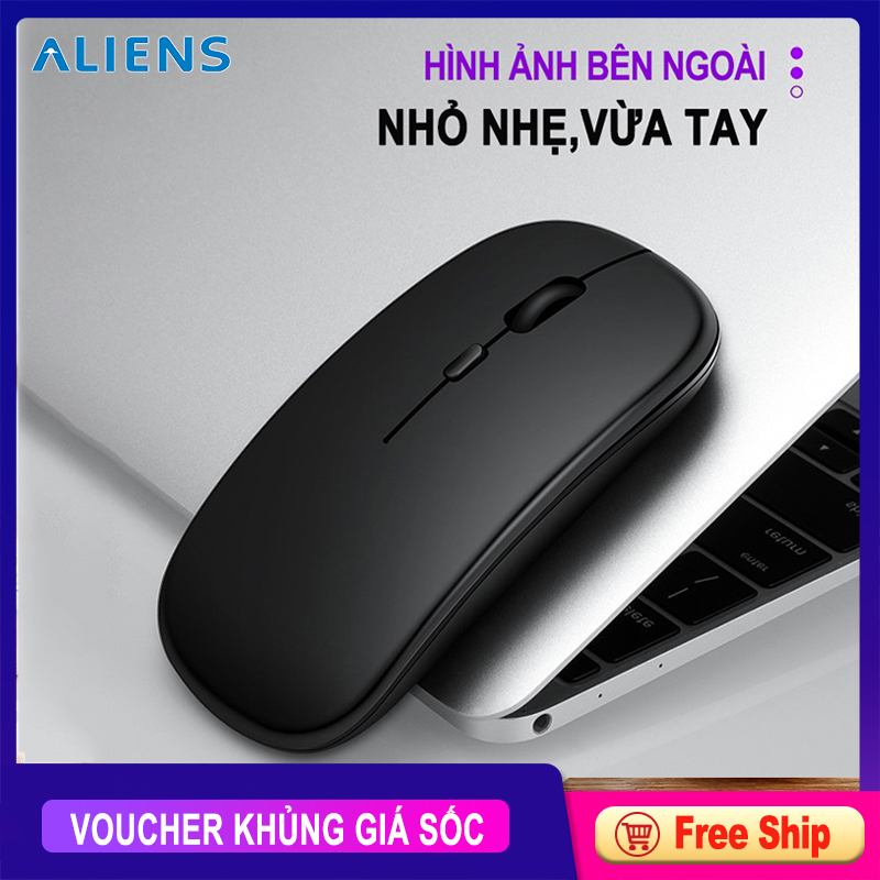 Chuột không dây bluetooth, tắt âm, nhỏ gọn, sạc điện, thời gian chờ siêu lâu, 3 điểm phân giải DPI, hỗ trợ nhiều thiết bị