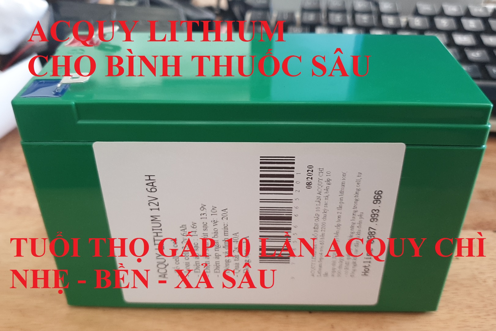 Pin dùng cho bình phun thuốc sâu bình xịt - phun 20 bình loại 18 lít
