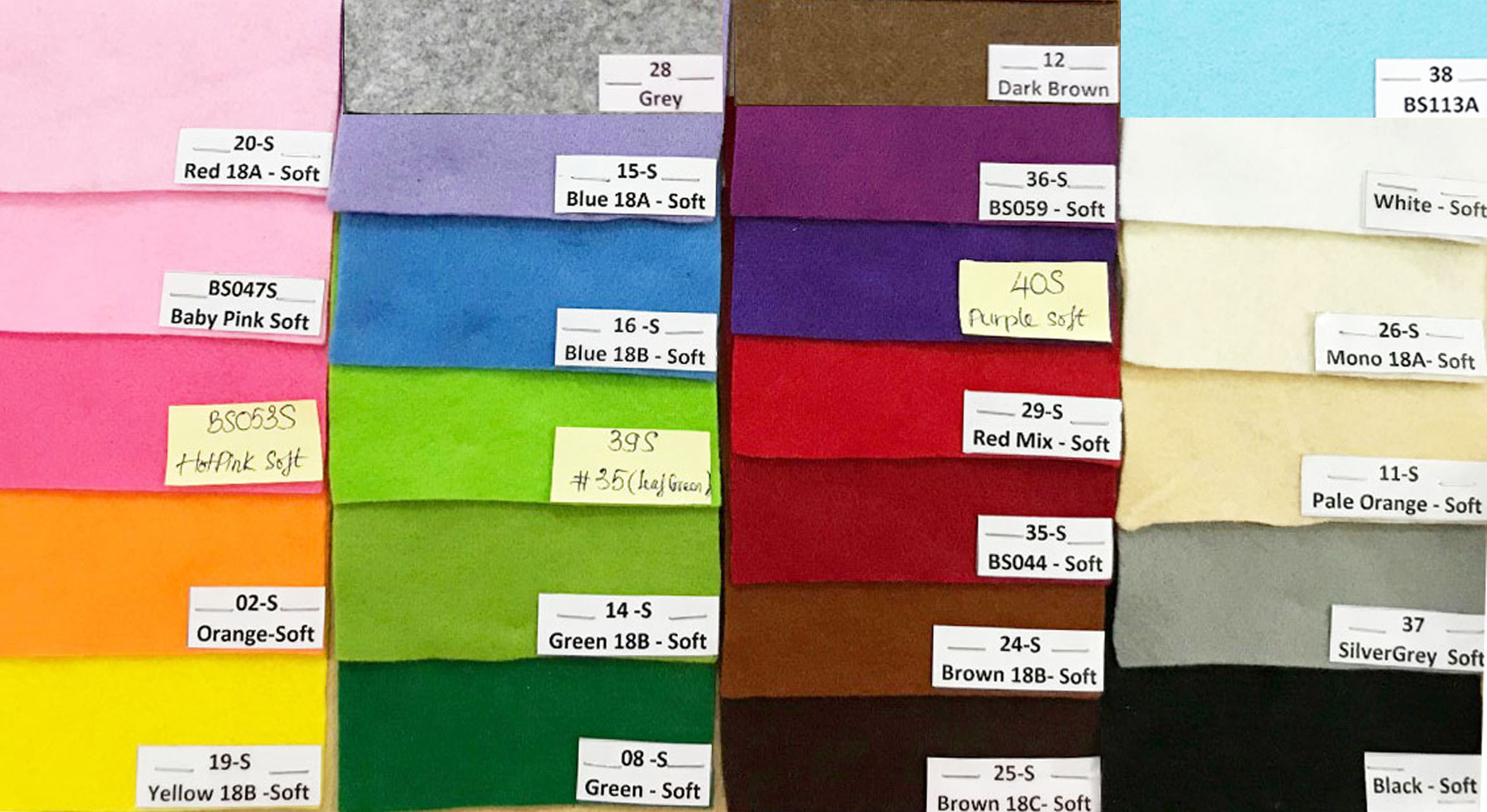 Vải nỉ mềm handmade 90x90cm (vải không dệt / vải dạ / felt) làm đồ handmade, craft, thủ công