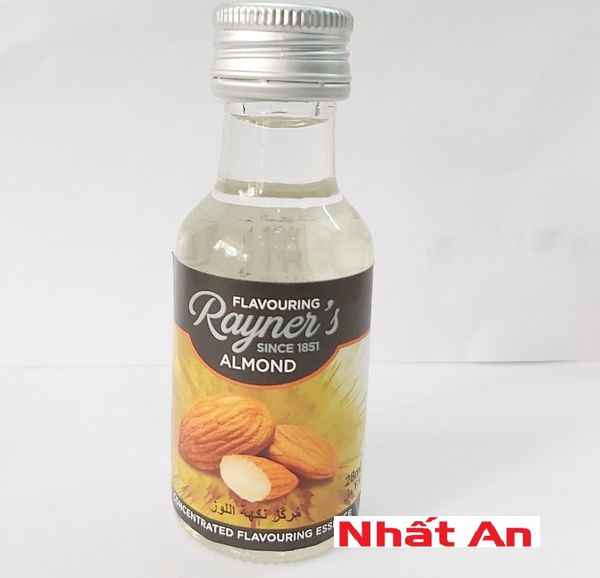 Hương hạnh nhân almond rayner's 28ml