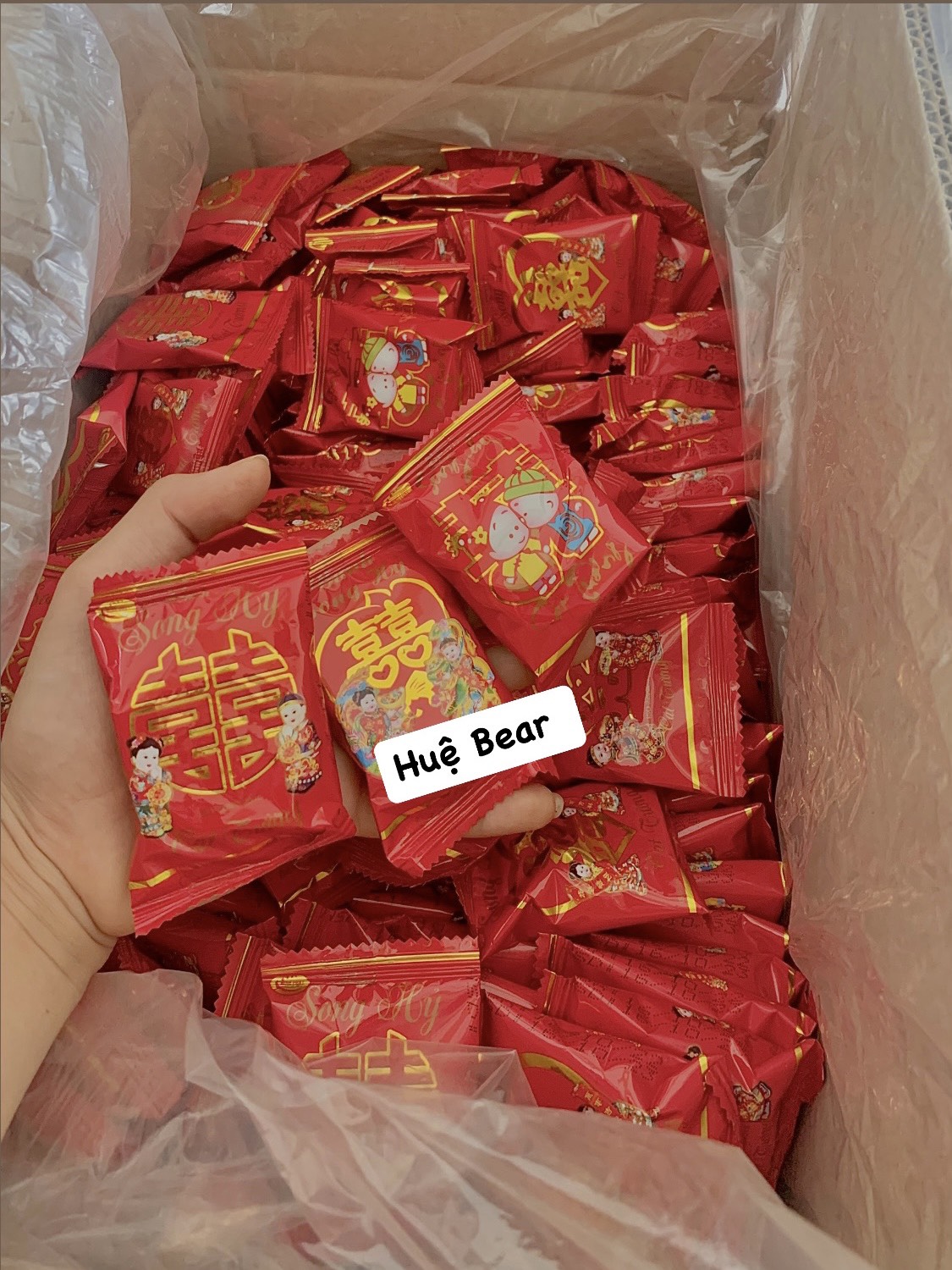 500g bánh quy song hỷ