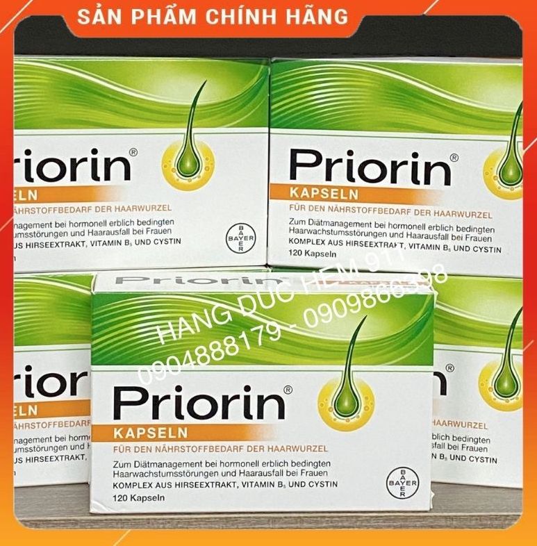 Viên mọc tóc ngăn rụng tóc Priorin 120 viên nội địa Đức
