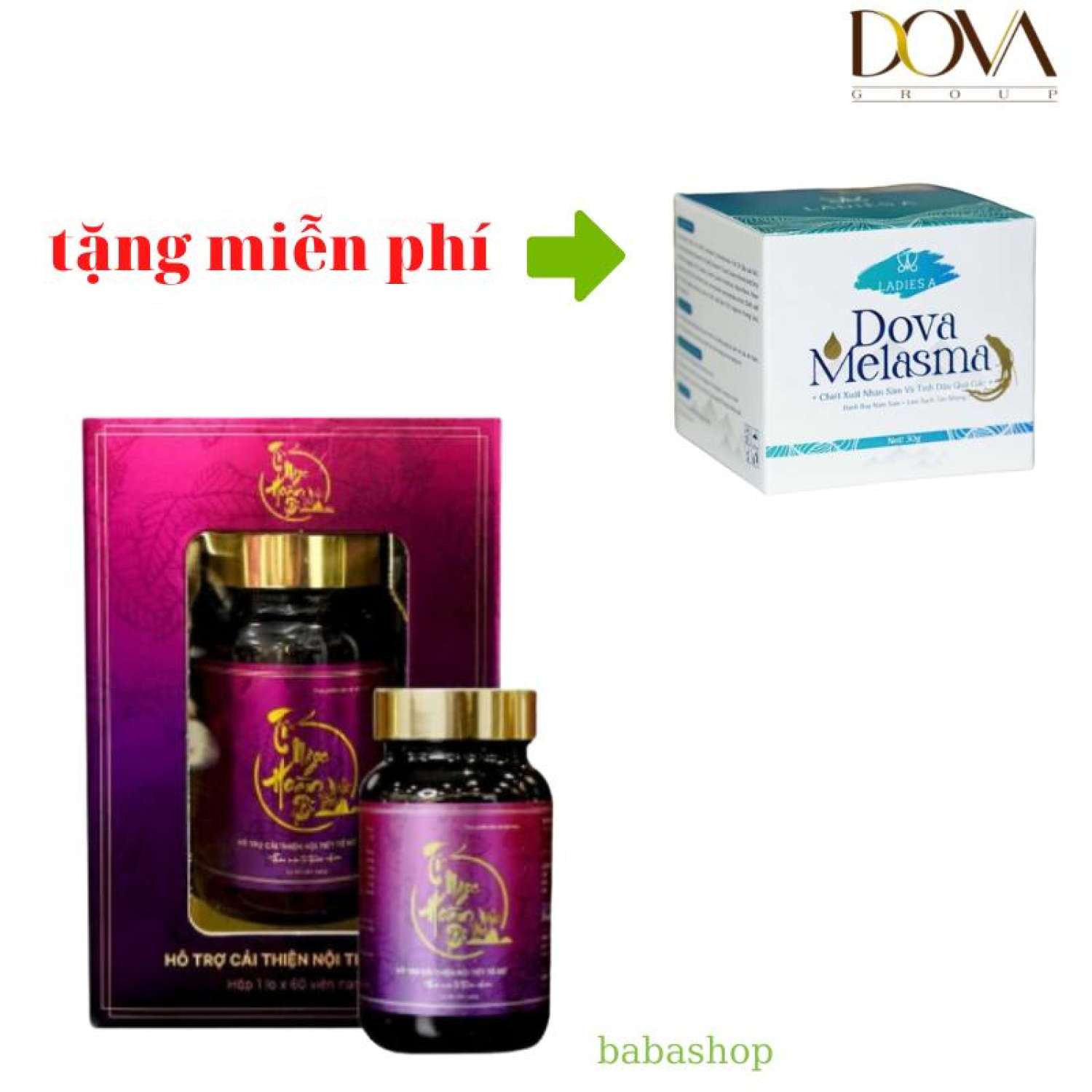 Liệu trình 5 hộp viên trắng da tố ngọc hoàn plus+