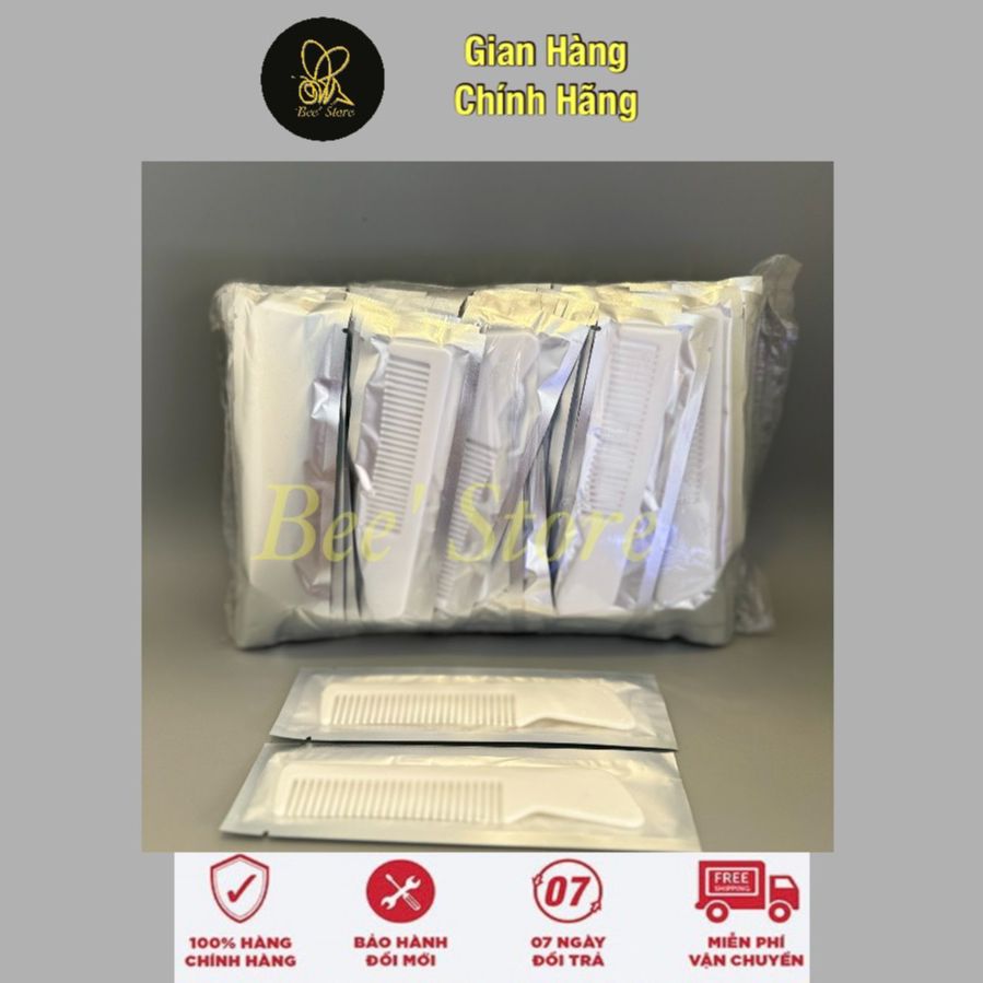 [HCM][Giá sản xuất] 100 cây lược đóng túi nhôm cao cấp dùng trong khách sạn