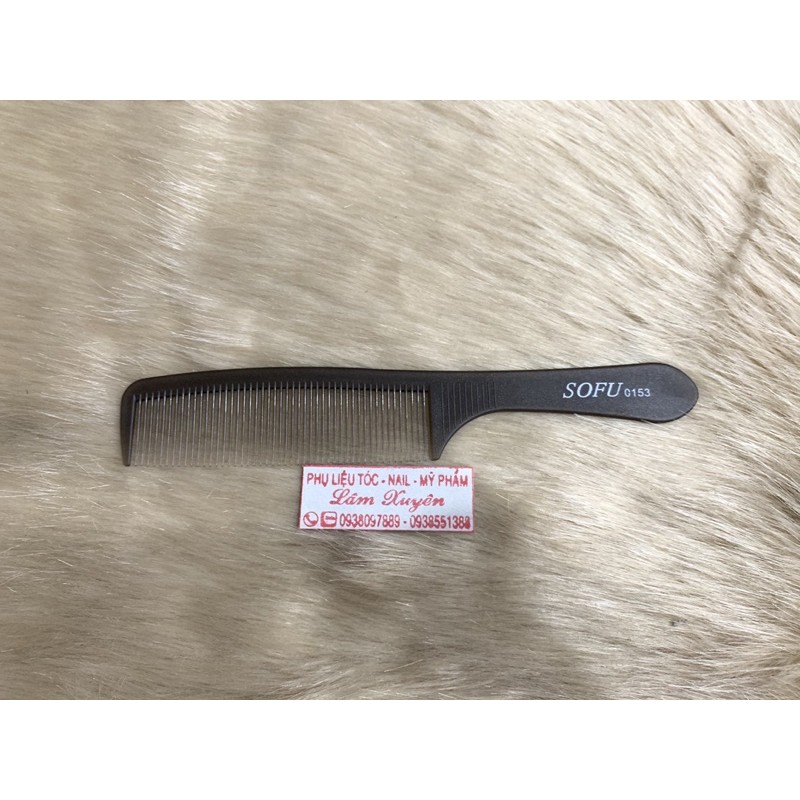 Lược cắt tóc nam sofu 0153 giá rẻ bản to, có tay cầm, cắt sát tóc, bám tóc màu sắc như hình