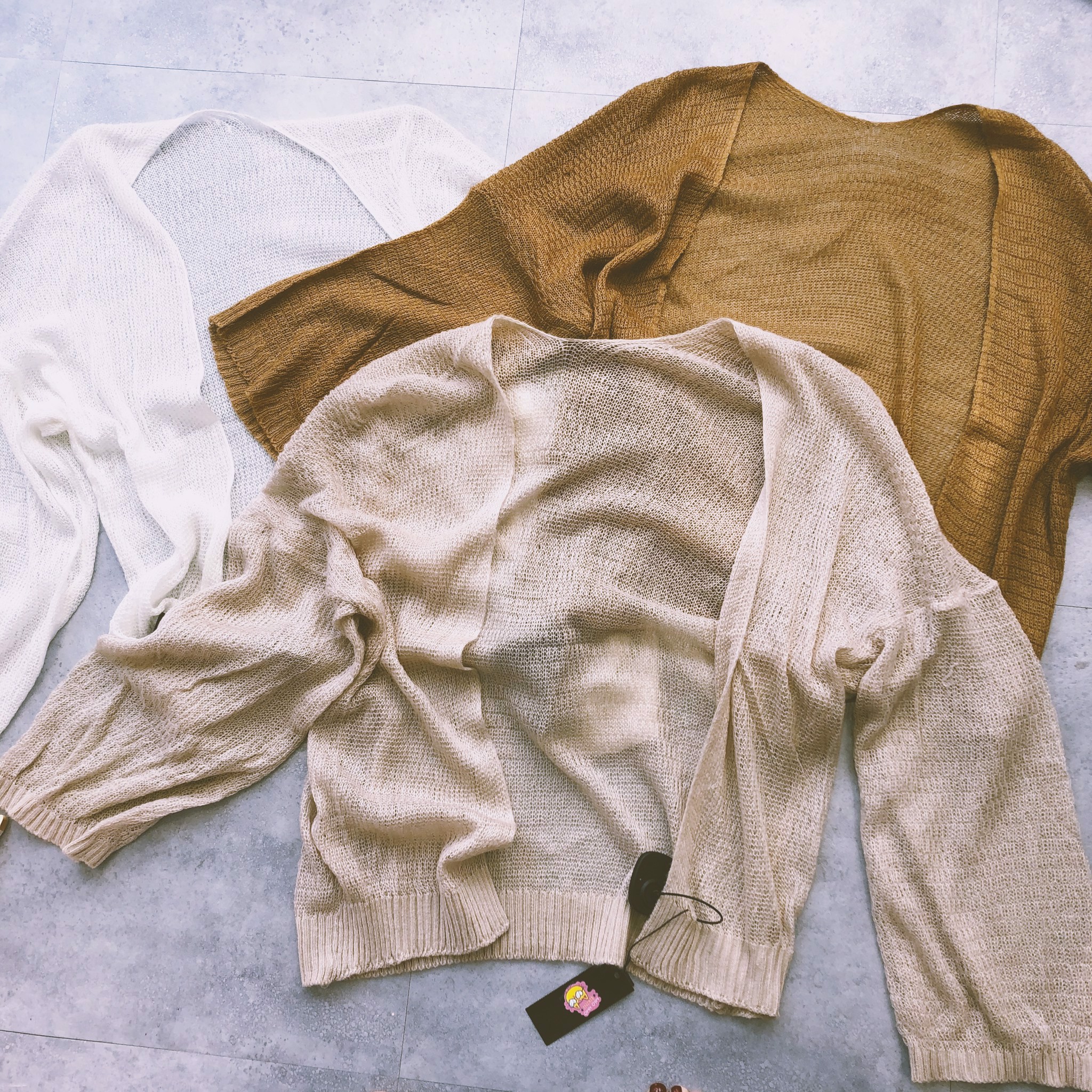 [HCM]Áo khoác len mỏng dễ thương