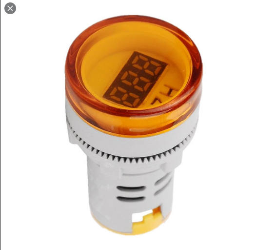 Đèn báo Volt AD16 -22FSV phi 22 vàng