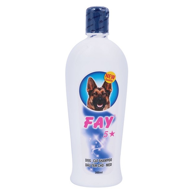 Sữa tắm cho chó mèo Fay 5 sao dog - cat shapoo 300ml - Chăm sóc thú cưng