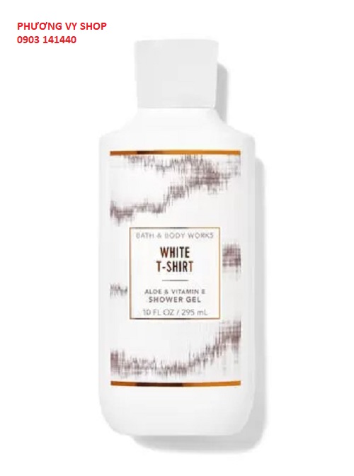 Sữa tắm hương nước hoa bbw white t-shirt