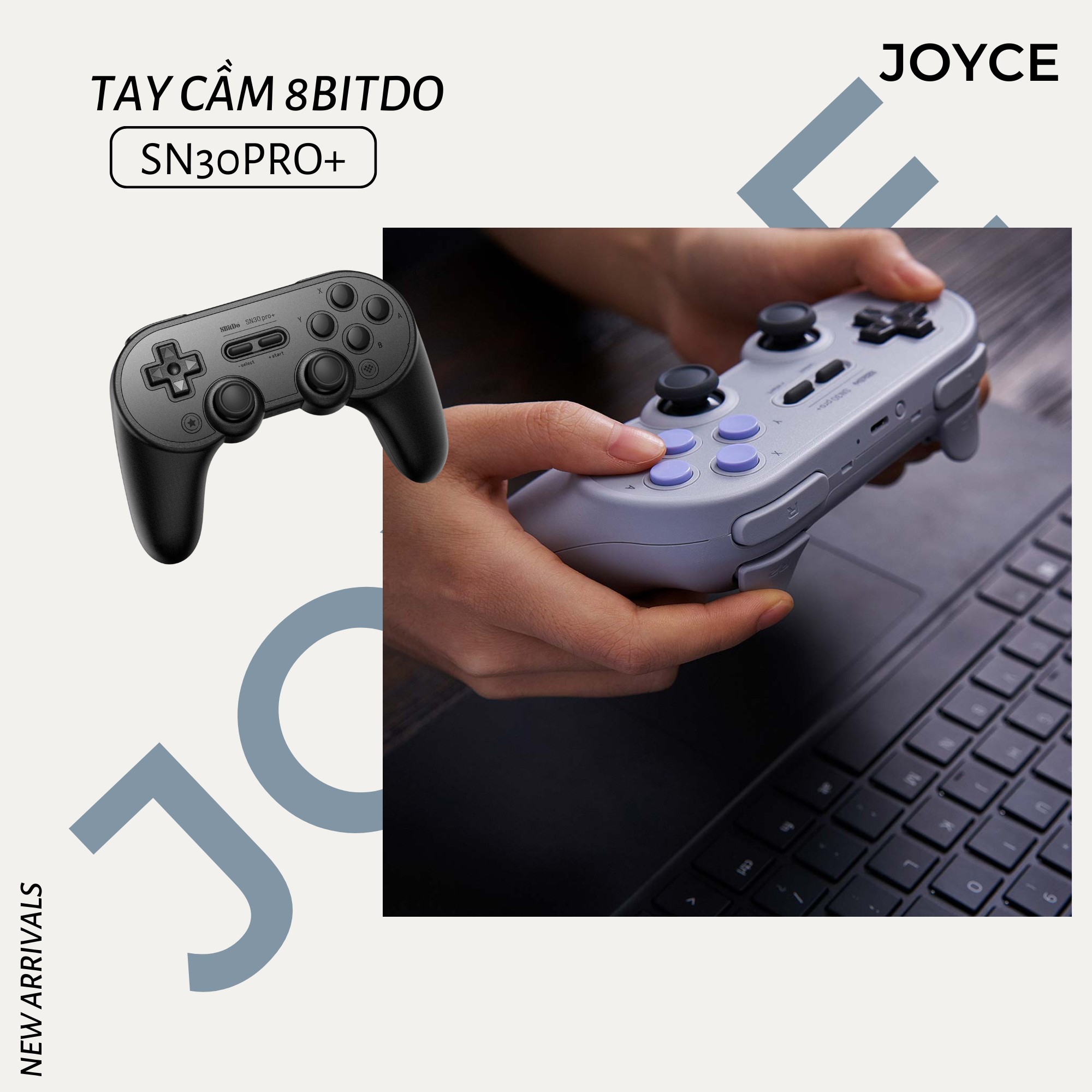 Tay Cầm 8Bitdo Sn30 Pro+ Cho Nitendo Switch