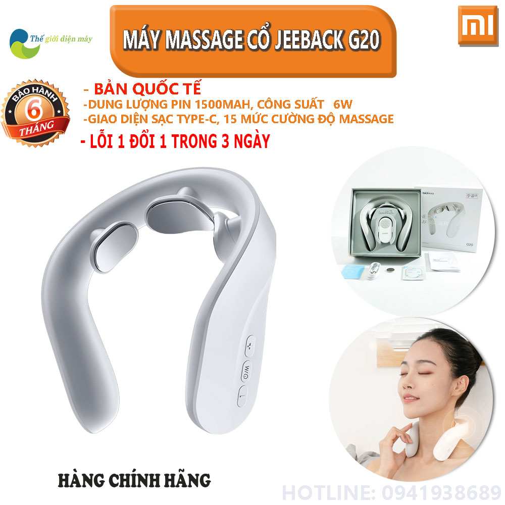 Machine massage neck Xiaomi jeeback G20 massage 3 heat levels