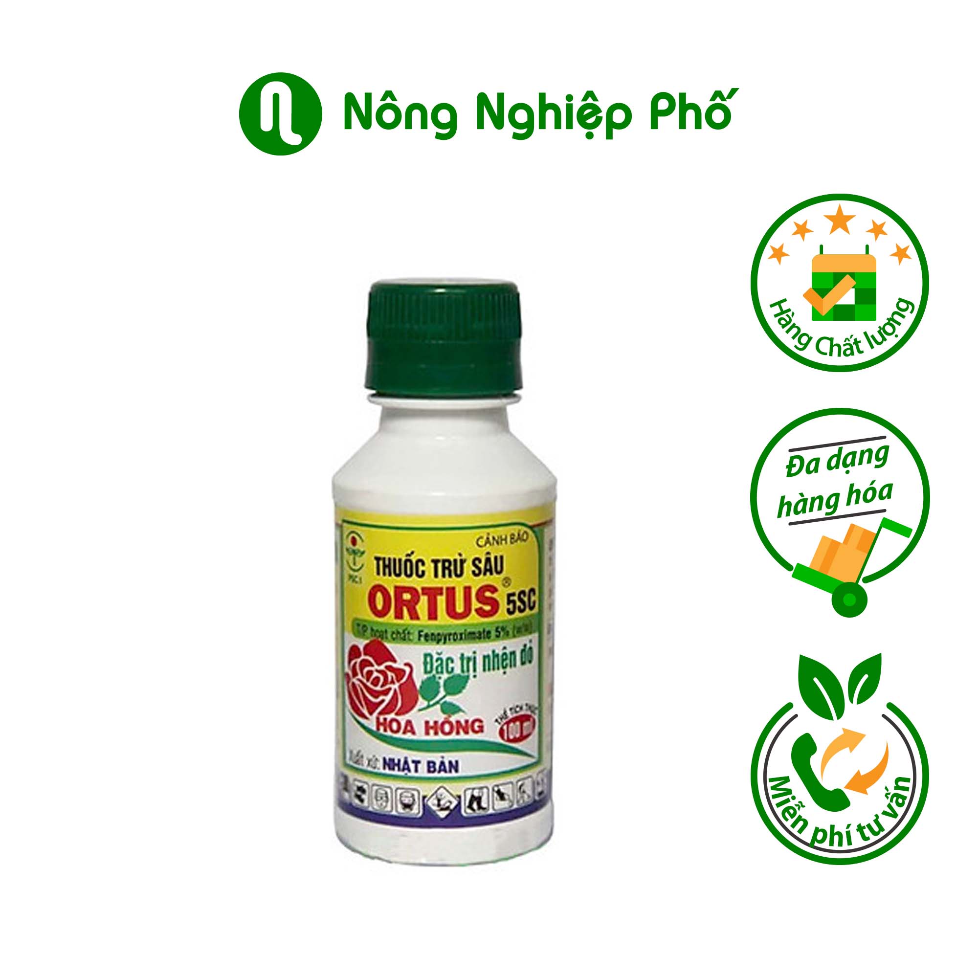 Chế phẩm trừ nhện đỏ Ortus 5SC - Chai 100ml - Nông Nghiệp Phố