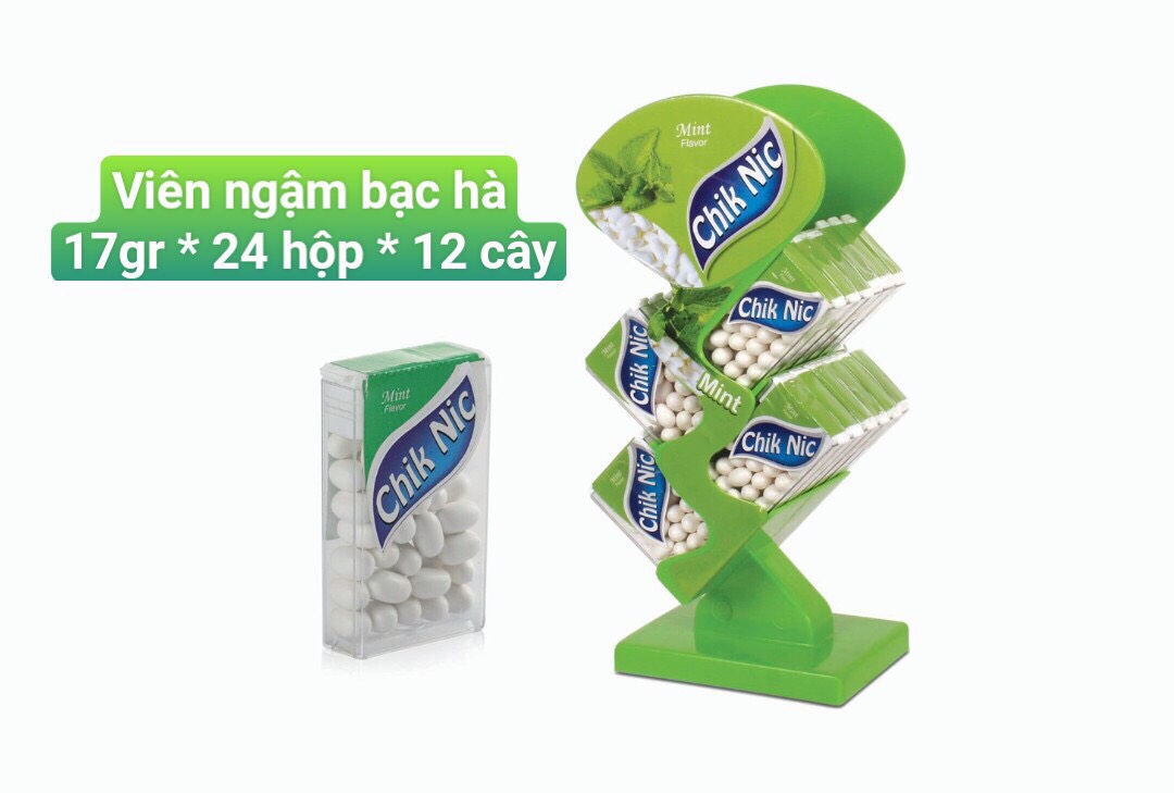 Kẹo Chocolate, Kẹo Chik Nic Hương Bạc Hà, Kẹo Chik Nic Fruit Fantasy