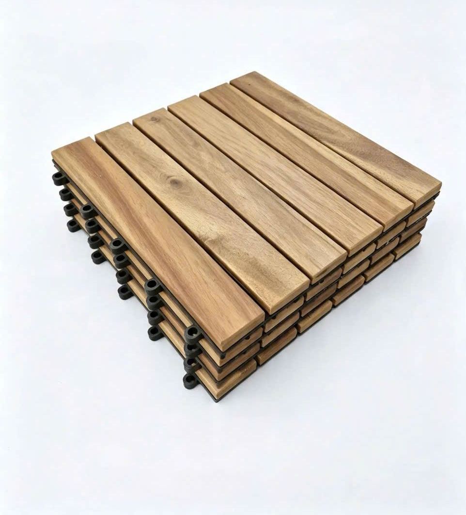 Vĩ gỗ nhựa ván sàn 6 nan