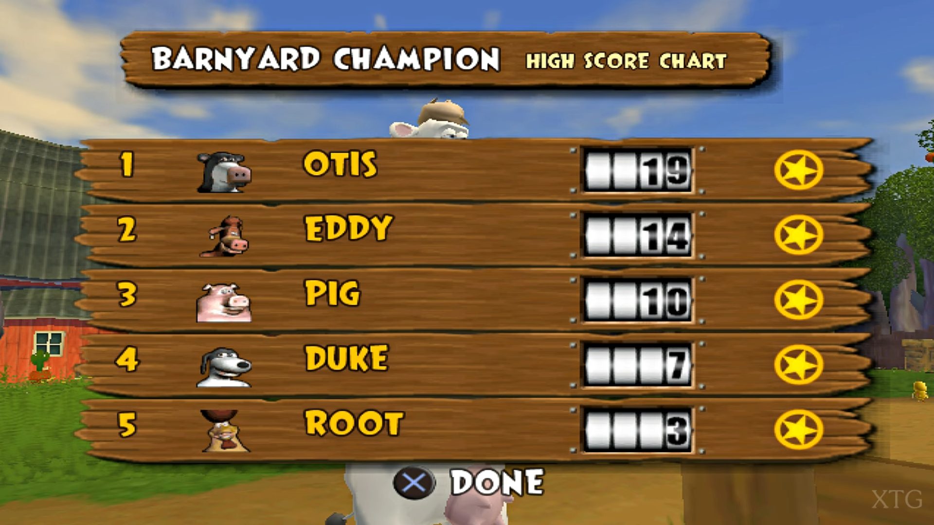 Đĩa game ps2 barnyard