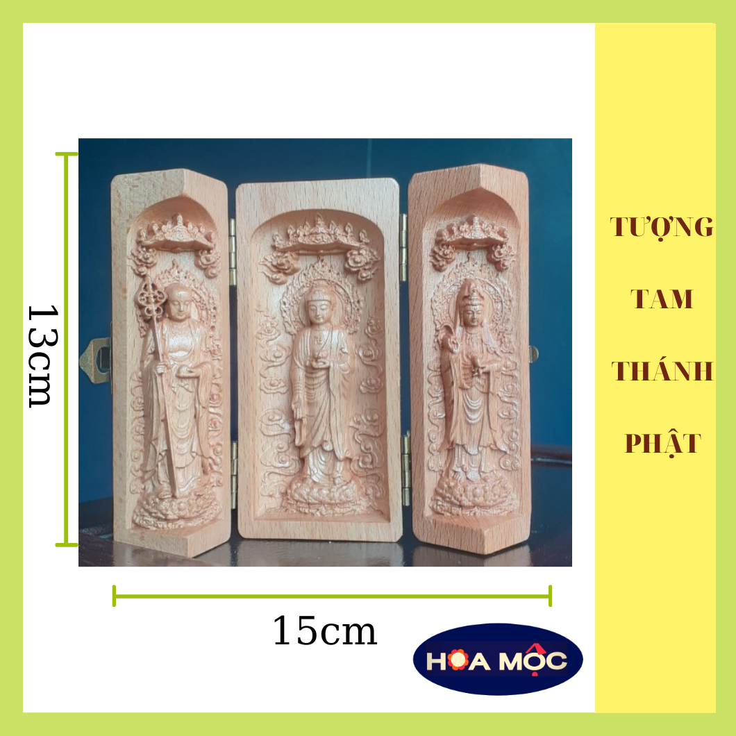 [HCM]Tượng Tam Thánh Địa Tạng Vương Bồ Tát [HOA MỘC]15x7cm{FREE SHIP TOÀN QUỐC} PHẬT A DI ĐÀ PHẬT QUAN ÂM BỒ TÁT. TƯỢNG LÀM QUÀ TẶNG NGƯỜI THÂN TRANG TRÍ NHÀ CỬA