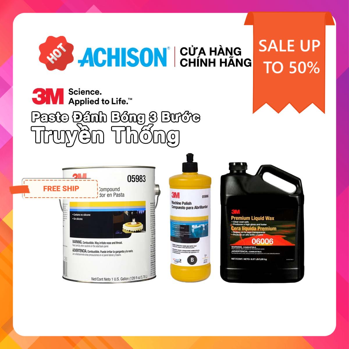3m paste đánh bóng hệ 3 bước truyền thống 3m-05983 3m-05996 3m-06006