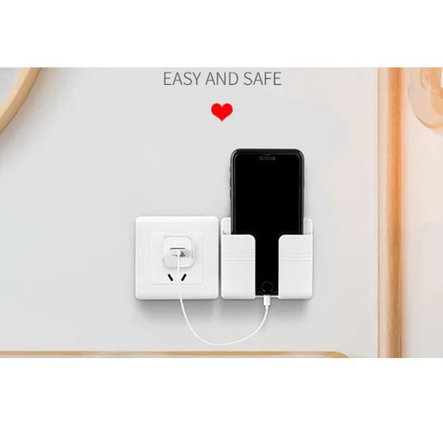 [HCM]Giá đỡ dán tường treo remote máy lạnh đa năng kệ treo sạc điện thoại đầu dây điện tiện lợi giúp không gian gọn gàng