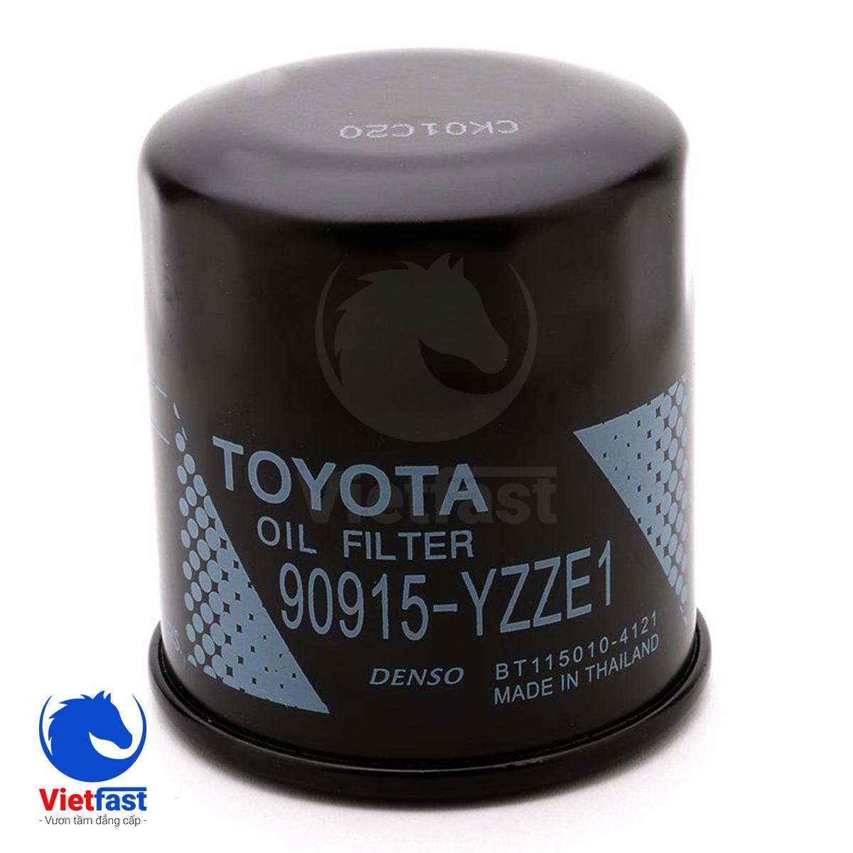 Lọc dầu nhớt cho xe Toyota Vios - Altis - Camry - 90915-YZZE1