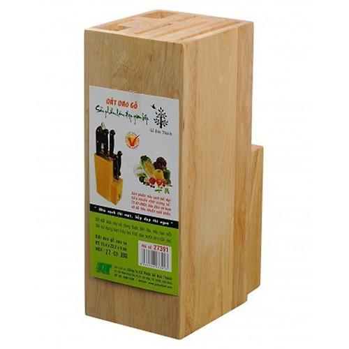 [HCM]Dắt dao đứng Gỗ Đức Thành 20391- TẶNG KÈM KHAY TRÀ