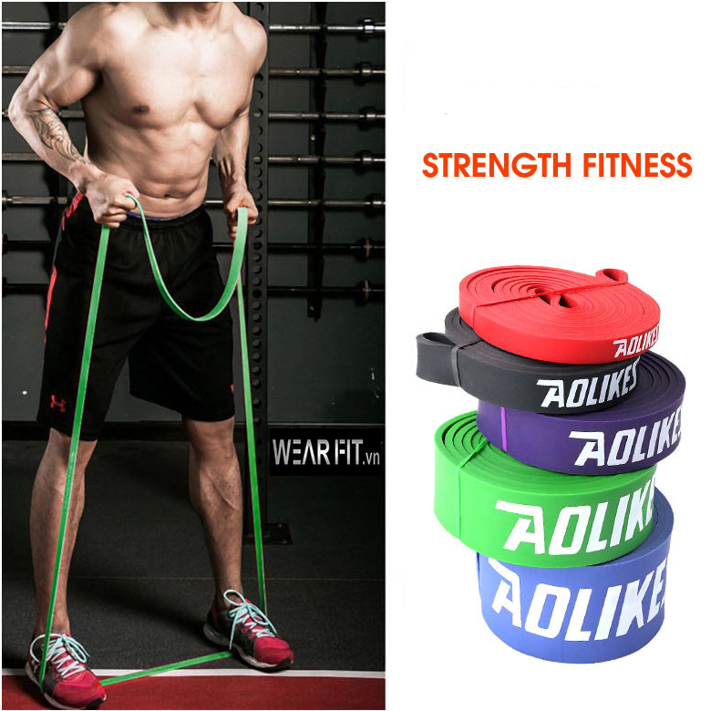 Dây Đa Năng Hỗ Trợ Tập Gym Power band LoopBands, Dây Kháng Lực Tập Toàn Thân, Dây đàn hồi tập thể dục Powerband