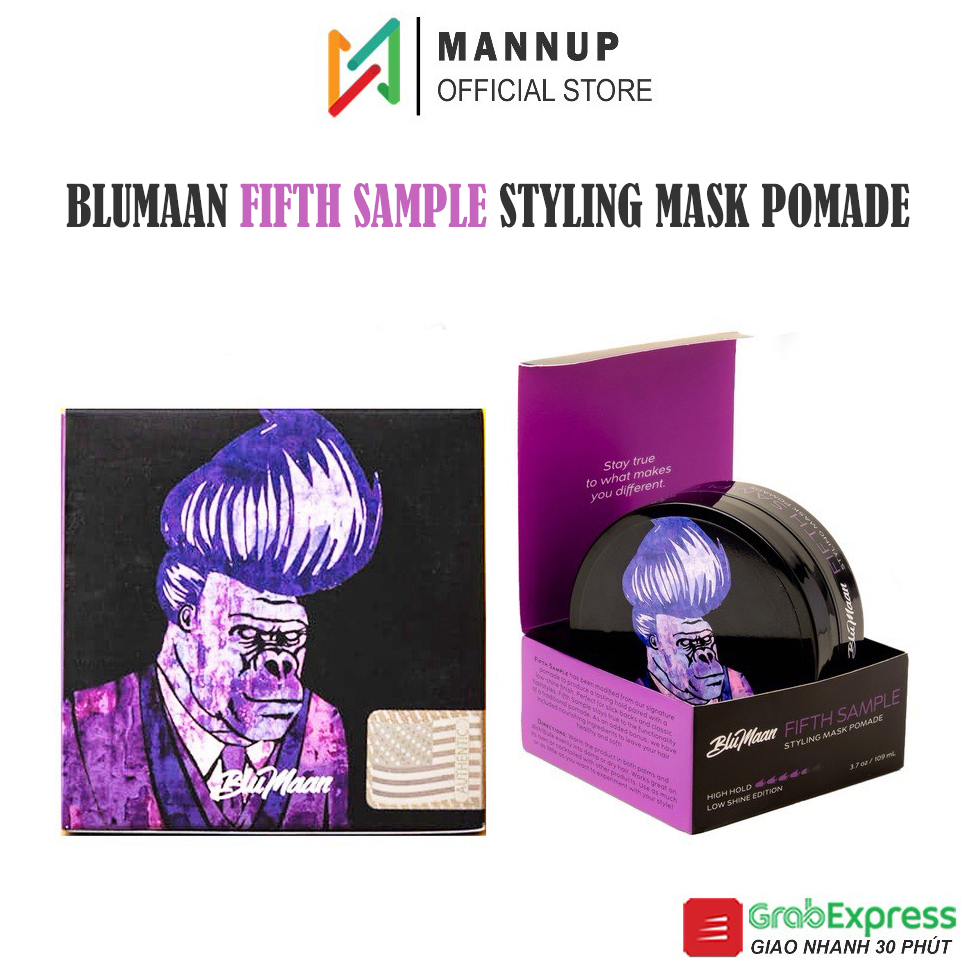 Sáp Vuốt Tóc Blumaan Fifth Sample Stlyling Mask Pomade 74ml