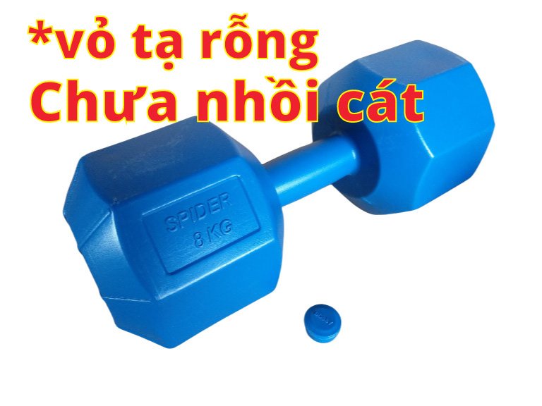 Vỏ tạ tay nhựa 8KG