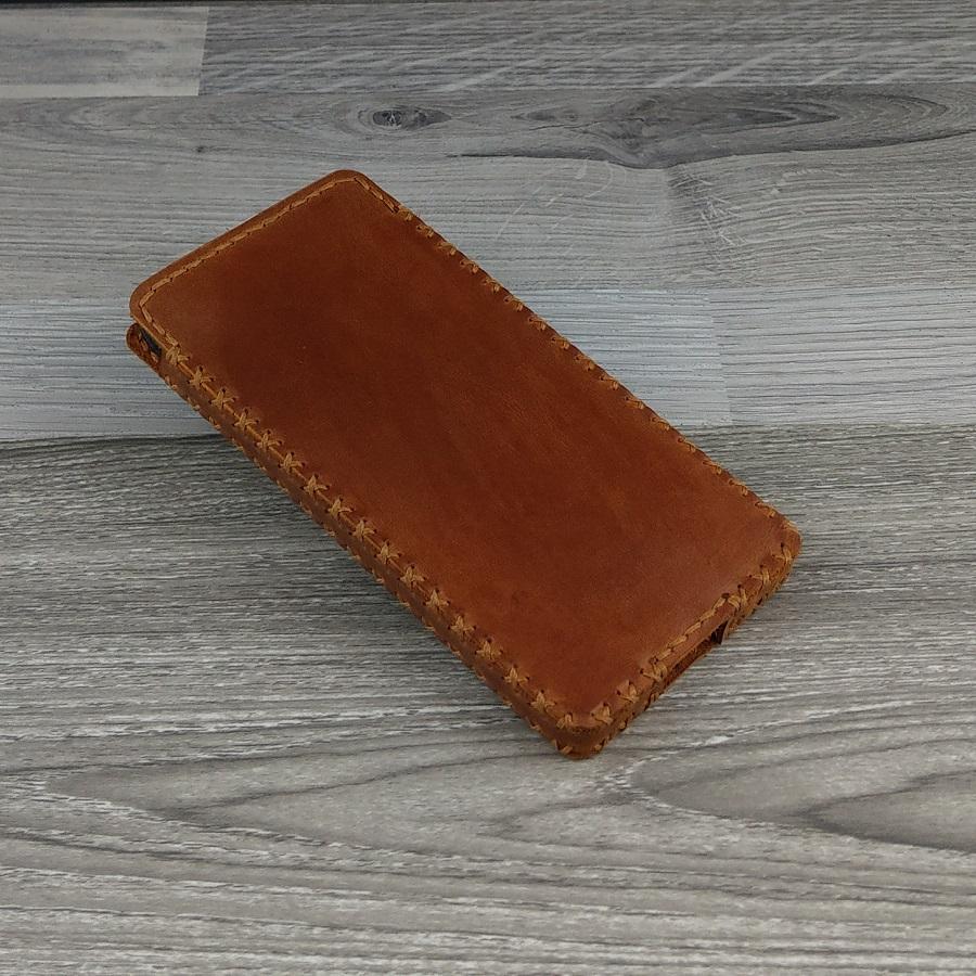 Bao da rút dạng hộp iphone 11 da bò sáp