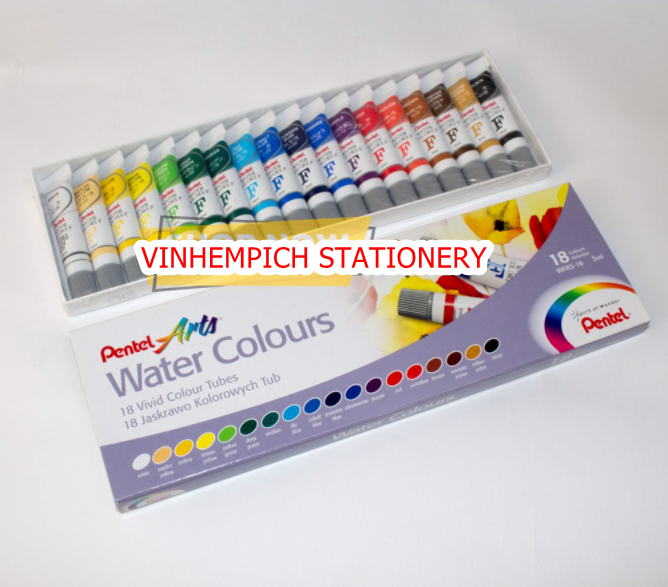 Màu nước pentel 18 tuyp