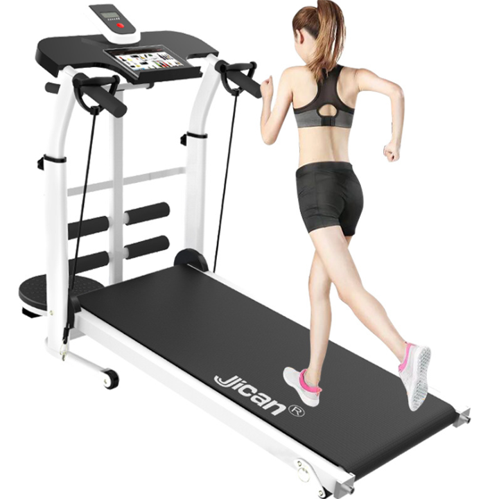 Máy chạy bộ cơ đa năng kèm con xoay tập bụng với thiết kế đai chạy 5 lớp,chịu tải 300kg siêu cao cấp ( Sản Phẩm Chính Hãng)