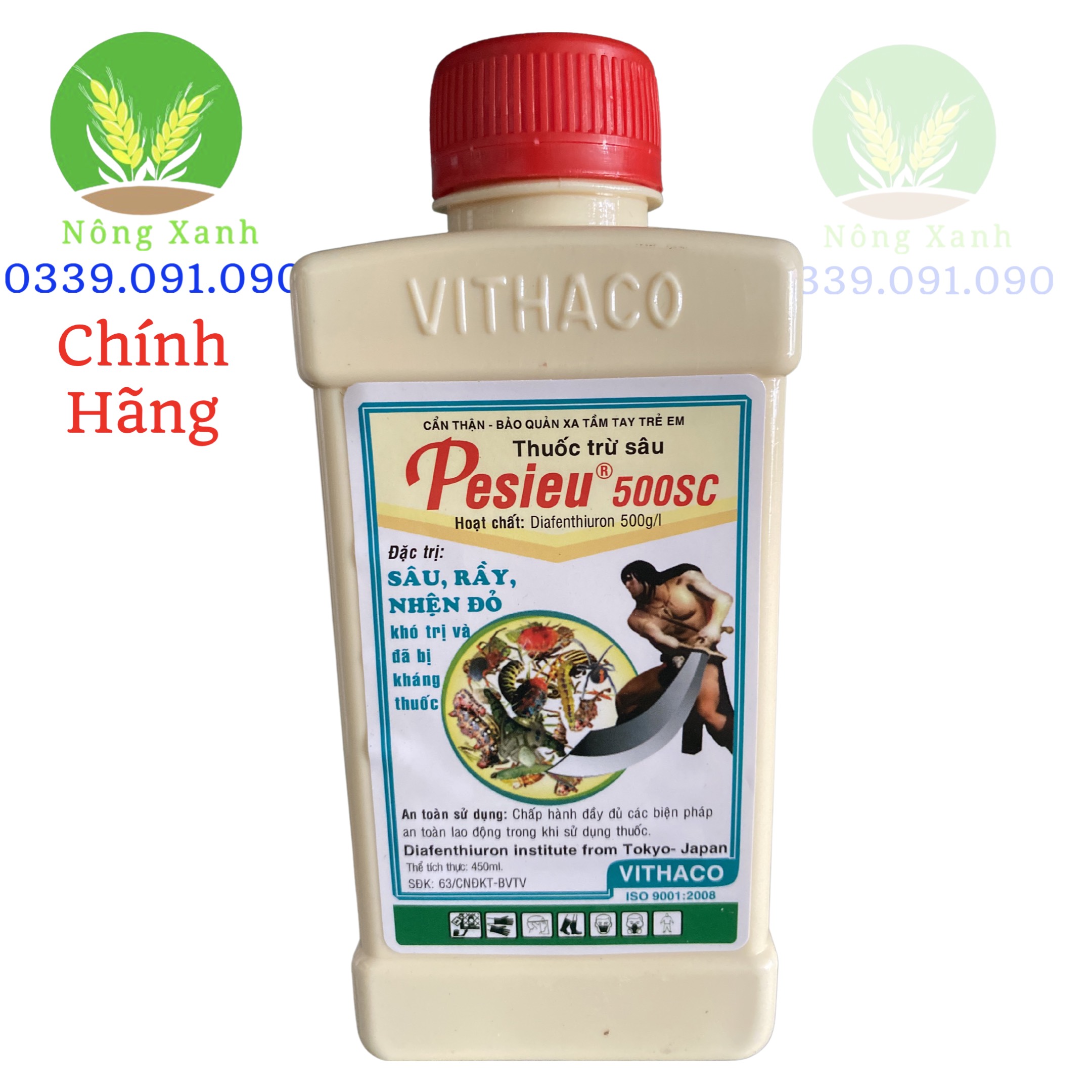 Thuốc trừ sâu Pesieu 500SC 450ml TRỪ Sâu Rầy Nhện và SÂU Kháng thuốc