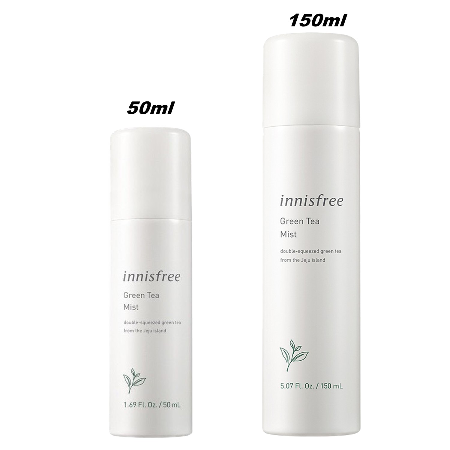 Xịt khoáng dưỡng ẩm từ trà xanh đảo Jeju Innisfree Green Tea Mist (Lựa chọn size)