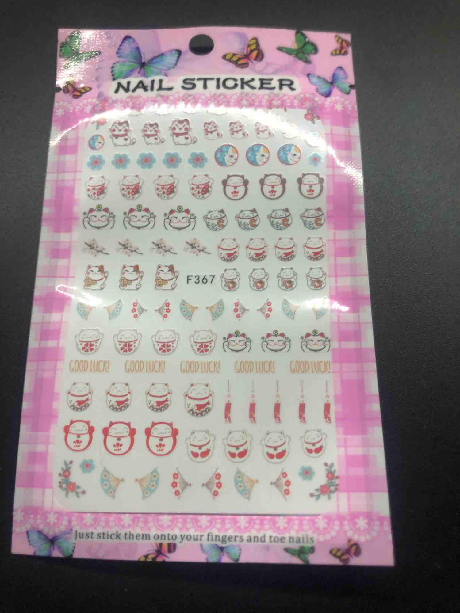 Sticker dán móng mẫu thần tài