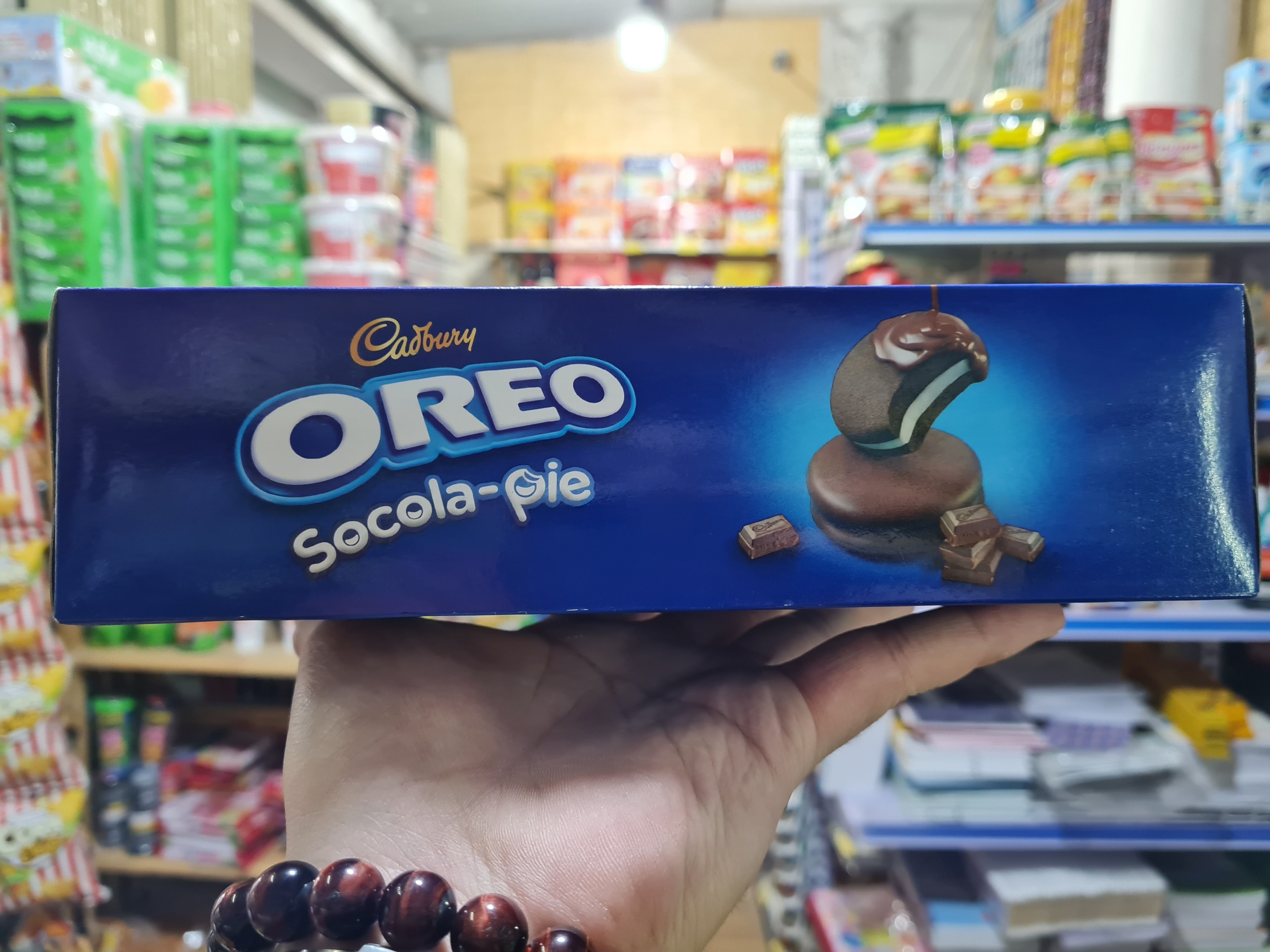 Bánh oreo socola pie hộp 6 gói 180g