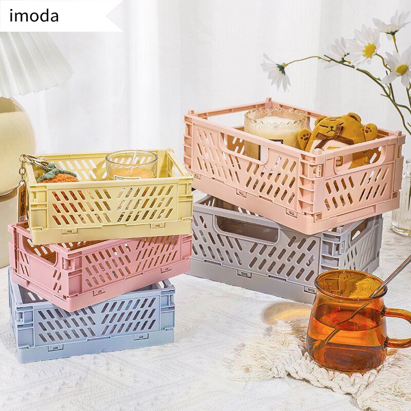 imoda Hộp lưu trữ để bàn có thể gập lại Bàn tổ chức Văn phòng sinh viên Đồ dùng văn phòng phẩm