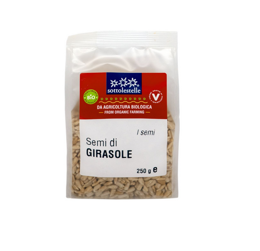 Hạt hướng dương hữu cơ đã bóc vỏ Sottolestelle 250g