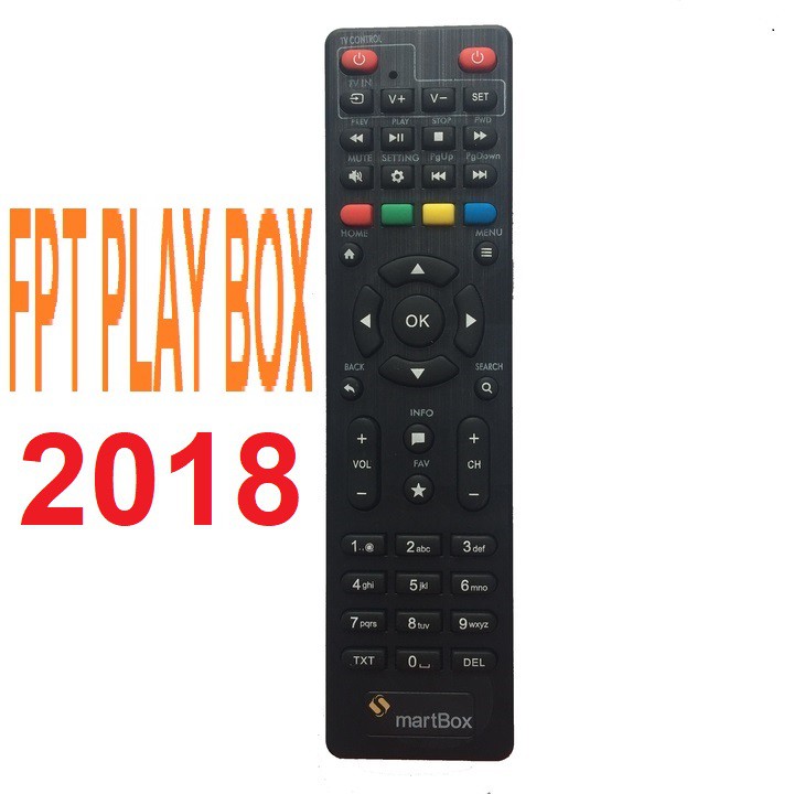 Remote điều khiển fpt play box 2018 playbox